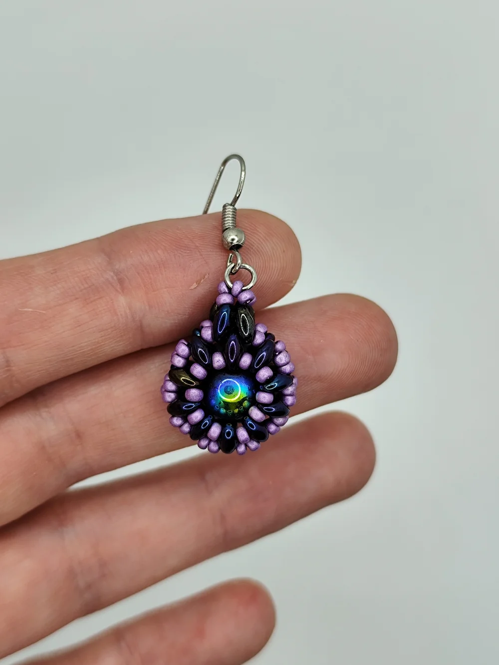 Handmade elegant purple